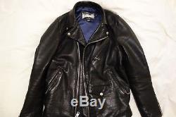 Schott X Urban Outfitters Black Pebbled Leather Perfecto Jacket Men's Small