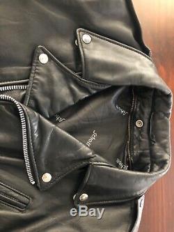 Schott brothers leather jacket. Very Good condition. Black leather jacket