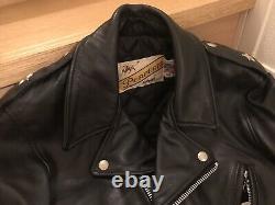 Schott perfecto 613 34 onestar steerhide double leather motorcycle jacket 618