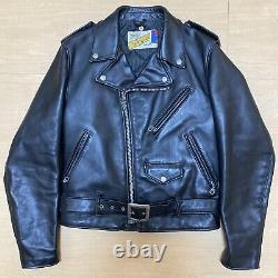 Schott perfecto 618 36 steerhide double leather motorcycle jacket 641 118 613