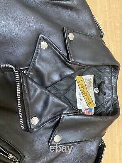 Schott perfecto 618 36 steerhide double leather motorcycle jacket 641 118 613