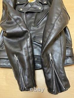 Schott perfecto 618 36 steerhide double leather motorcycle jacket 641 118 613