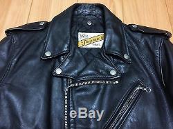 Schott perfecto 618 38 steerhide leather double motorcycle jacket racer 641