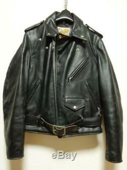 Schott perfecto 618 steerhide leather Size36 double motorcycle jacket