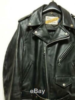 Schott perfecto 618 steerhide leather Size36 double motorcycle jacket