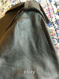 Schott perfecto black leather motorcycle jacket Size 44 Long, Made in USA