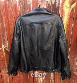 Schott perfecto leather Trucker jacket