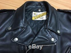 Schott perfecto steerhide leather double motorcycle jacket 618 40 racer 641