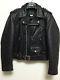 Schott steerhide onestar black leather double motorcycle jacket 613xx 38 618