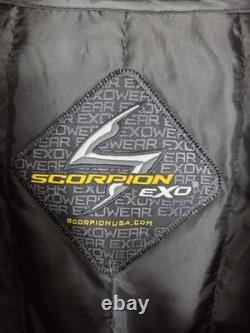 Scorpion Exo Optima Motorcycle Jacket Black Size 2XL Waterproof NICE
