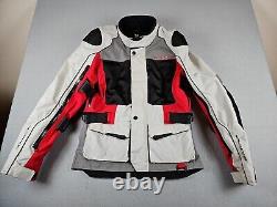 Scorpion Exo XDR Yosemite Men's Hi-Vis Textile Motorcycle Jacket Medium Red