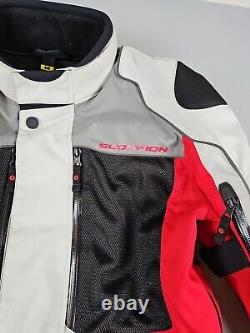 Scorpion Exo XDR Yosemite Men's Hi-Vis Textile Motorcycle Jacket Medium Red