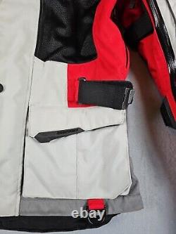 Scorpion Exo XDR Yosemite Men's Hi-Vis Textile Motorcycle Jacket Medium Red
