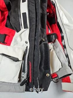 Scorpion Exo XDR Yosemite Men's Hi-Vis Textile Motorcycle Jacket Medium Red