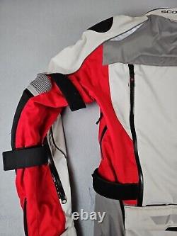 Scorpion Exo XDR Yosemite Men's Hi-Vis Textile Motorcycle Jacket Medium Red