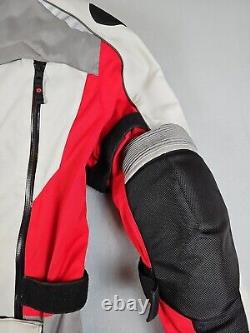 Scorpion Exo XDR Yosemite Men's Hi-Vis Textile Motorcycle Jacket Medium Red