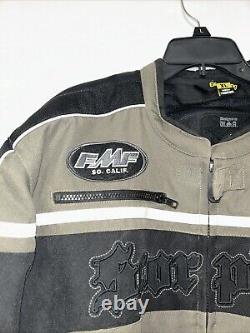 Scorpion Men's Exo Get Stung Skeletal Protection Gray Motor Cycle Jacket XL