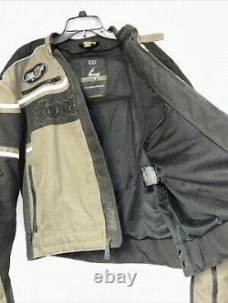 Scorpion Men's Exo Get Stung Skeletal Protection Gray Motor Cycle Jacket XL