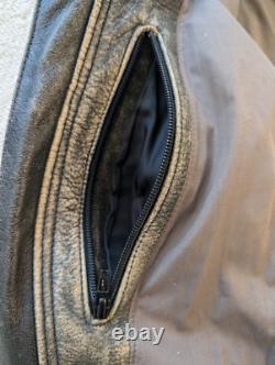 Seasoned Harley-Davidson XL Vintage Black Leather Freedom Jacket