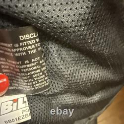 Sedici Black Leather Armored Biker Motorcycle Jacket Men's Size Uk 46 Exc