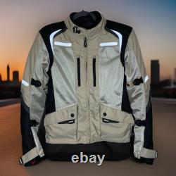 Sedici Marco 2 Mesh Waterproof Motorcycle Jacket Mens Small With Armor ADV Series