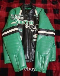 SouthPole Authentic Collection Championship Series Racing Jacket Green Sz Medium