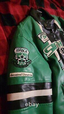 SouthPole Authentic Collection Championship Series Racing Jacket Green Sz Medium