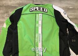 Speed and Strength Men Armor Crotch Rocket Motorcycle Cafe Biker Riding Jacket S