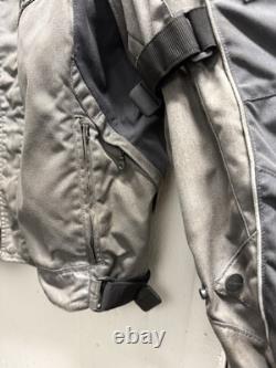 Spidi Air system Gray Motorcycle Jacket Mens L Armored Pads Liner