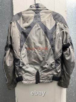 Spidi Air system Gray Motorcycle Jacket Mens L Armored Pads Liner