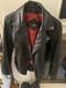 Straight To Hell Defector Black Leather Jacket Size 34 S