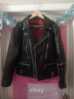 Straight To Hell Leather Jacket Defector Size 48 Used