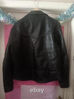 Straight To Hell Leather Jacket Defector Size 48 Used