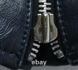 Straight To Hell Unisex Commando Leather Motorcycle Jacket CD4 Blue Size 36