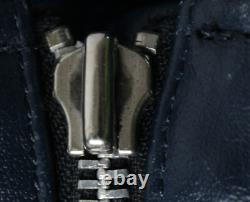 Straight To Hell Unisex Commando Leather Motorcycle Jacket CD4 Blue Size 36