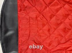 Straight To Hell Vegan Defector Jacket Mens Sz 38 Faux Leather Moto Motorcycle