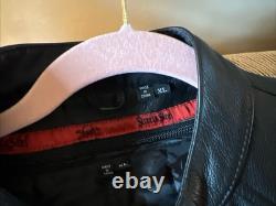 Street & Steel Men's Armored Genuine Leather Motorcycle Biker Jacket Size XL