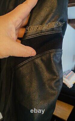 Street & Steel R1 Black Lined Armored Women's Motorcycle Jacket Size S