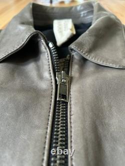 Stunning Leather Jacket MADE IN ITALY Biker Moto B-Used Retro Panther Belsta Vin Stunning Leather Jacket MADE IN ITALY Biker Moto B-Used Retro Panther Belsta Vin