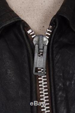 Stunning Vtg 60s HIGHWAYMAN Leather Motorcycle Sports Jacket Small