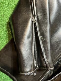 Sudco Men's Vintage Motorcycle Jacket Leather made In Japan Size Small