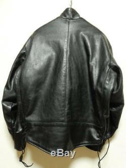 Super Rare Made in USA VANSON Swedish army motorcycle leather jacket 40 Used