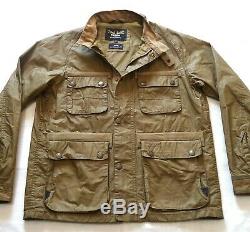 Superb Barbour X Land Rover Waxed Field Jacket Medium Vgc Cost £250