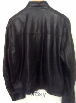 Superb Gucci Black Leather Moto Jacket EU 52/US 42 RRP=$3750