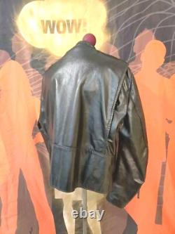 Superb J100 BROOKS Cafe Racer Motorcycle Leather Jacket. Size 56, 3XL TALON