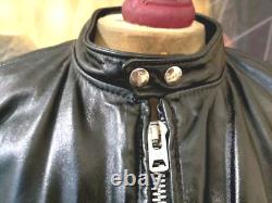 Superb J100 BROOKS Cafe Racer Motorcycle Leather Jacket. Size 56, 3XL TALON