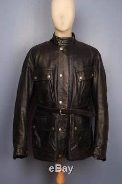Superb Mens BELSTAFF Panther Leather Motorcycle Jacket Size XLarge
