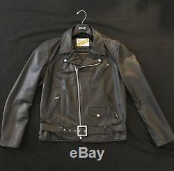 Supreme Undercover Schott Perfecto Black Leather Biker Jacket sz XL Anarchy