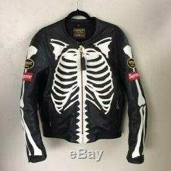 Supreme Vanson Leather Jacket Bones Jacket Medium