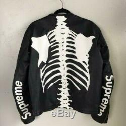 Supreme Vanson Leather Jacket Bones Jacket Medium